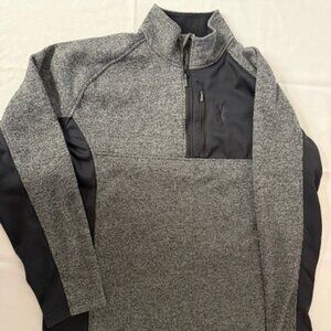 2XL SPYER 1/2 zip pullover Grey/Black